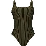 Rosa Faia Holiday Stripes Swimsuit Olive Polyamid C 40 Damen