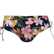 Rosa Faia Tropical Sunset Bikini Bottom Blau mit Blume 38 Damen