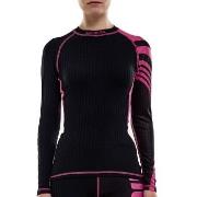 Salming Baselayer LS Tee Women Schwarz/Rosa Polyester Small Damen