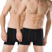 Schiesser 2P Essentials Boxer Briefs Schwarz Baumwolle Small Herren