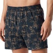 Schiesser 2P Fun Prints Boxer Shorts Schwarz/Braun Baumwolle Medium He...