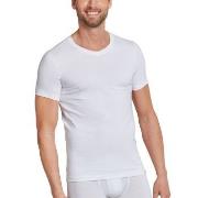 Schiesser Long Life Cotton V-Neck Weiß Baumwolle Small Herren