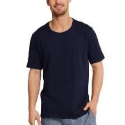 Schiesser Mix and Relax Crew Neck Dunkelblau Baumwolle Small Herren