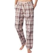 Schiesser Mix and Relax Long Flannel Pants Apricot Baumwolle 40 Damen