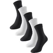 Schiesser 5P Women Socks Schwarz/Weiß Gr 39/42 Damen