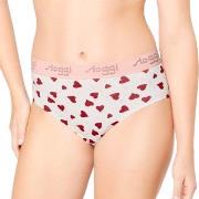 Sloggi 2P The 79 Maxi Printed Weiß/Rot Baumwolle Small Damen