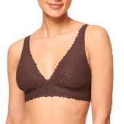 Sloggi BH ZERO Feel Lace 2.0 Bra Top Braun Small Damen