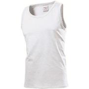 Stedman Classic Tank Top Men Weiß Baumwolle Small Herren