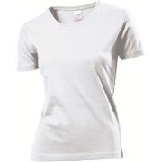 Stedman Classic Women T-shirt Weiß Baumwolle Small Damen
