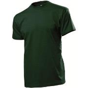 Stedman Comfort Men T-shirt Dunkelgrün Baumwolle Small Herren