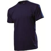 Stedman Comfort Men T-shirt Dunkelblau Baumwolle Small Herren