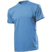 Stedman Comfort Men T-shirt Hellblau Baumwolle Small Herren