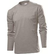 Stedman Comfort-T Long Sleeve Grau Baumwolle Small Herren