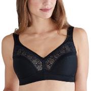 Swegmark BH Cotton Star Soft Bra Schwarz Baumwolle B 75 Damen