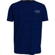 Tommy Hilfiger Cotton Tee Logo T-shirt Marine Baumwolle Small Herren