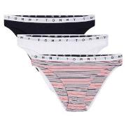 Tommy Hilfiger 3P Essentials Bikini Briefs Weiß/Marine Baumwolle Small...