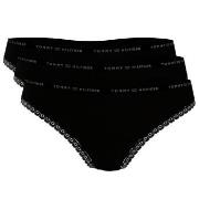 Tommy Hilfiger 3P Lace Brief Schwarz Small Damen