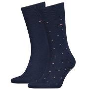 Tommy Hilfiger 2P Men Dot Socks Blau/Braun Gr 39/42 Herren