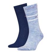 Tommy Hilfiger 2P Men Slub Classic Socks Marine/Blau Gr 39/42 Herren