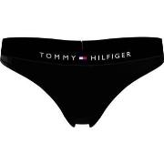 Tommy Hilfiger Thongs Schwarz Ökologische Baumwolle Small Damen