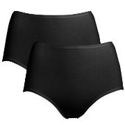 Trofe Maxi Briefs Bamboo Mix 2P Schwarz Small Damen