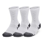 Under Armour 3P Performance Cotton Mid Socks Weiß Medium