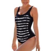 Wiki Isabella Classic Swimsuit Schwarz Muster 38 Damen