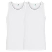 Dovre 2P Organic Cotton Singlet Weiß Ökologische Baumwolle Small Herre...
