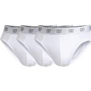 CR7 Cristiano Ronaldo 3P Basic Brief Weiß Baumwolle Small Herren