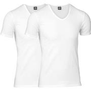 JBS 2P Organic Cotton V-Neck T-shirt Weiß Ökologische Baumwolle Small ...