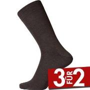 Egtved Wool Twin Sock Dunkelbraun Gr 45/48