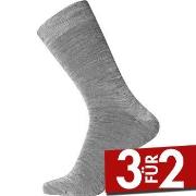 Egtved Wool Twin Sock Hellgrau Gr 45/48