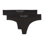 Marc O Polo Casual Thong 2P Schwarz Baumwolle Small Damen