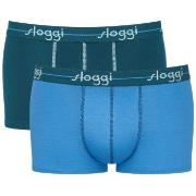 Sloggi 2P For Men Start Hip Blau/Hellblau Baumwolle Small Herren