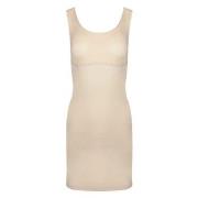 Magic Tone Your Body Tank Dress Beige Small Damen