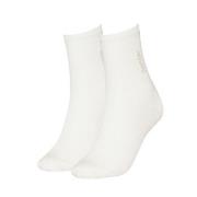 Calvin Klein 2P Women Rib Sock Weiß One Size Damen