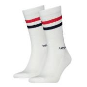 Levis 2P Regular Cut Stripe Socks Weiß Gr 39/42