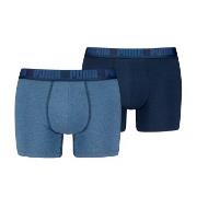 Puma 2P Men Everyday Basic Boxer Denimblau Baumwolle Small Herren