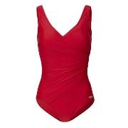 Damella Julia Basic Swimsuit Rot 38 Damen