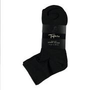 Topeco 6P Mid Cut Sport Socks Schwarz Polyamid Gr 40/45 Herren