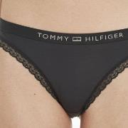 Tommy Hilfiger Tonal Logo Lace Briefs Schwarz Small Damen