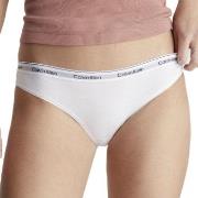 Calvin Klein 3P Low Rise Bikini Briefs Weiß Baumwolle Small Damen