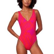 Triumph Flex Smart Summer 08 Padded Cup Swimsuit Rosa Muster Fit Smart...