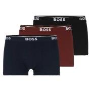 BOSS 3P Power Trunks Schwarz/Rot Baumwolle Small Herren