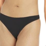 Calvin Klein Sheer Marquisette Thong Schwarz Small Damen