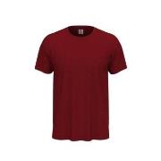 Stedman Classic Men T-shirt Weinrot Baumwolle Small Herren