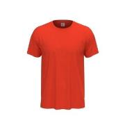 Stedman Classic Men T-shirt Orange/Rot Baumwolle Small Herren