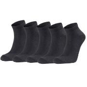 Seger 5P Low Cotton Socks Schwarz Gr 39/42