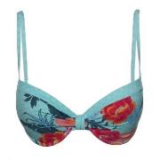 Esprit Peony Beach Padded Push Up Bikini Türkis Muster B 36 Damen