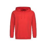 Stedman Hooded Sweatshirt Unisex Rot Baumwolle Small